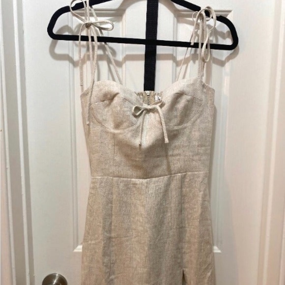 Reformation Joyce Linen Dress NWT - Picture 3 of 7